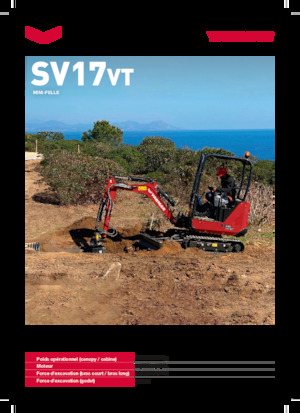 Miniescavatori Yanmar SV17VT