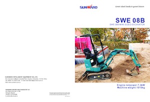 Miniescavatori Sunward SWE08B