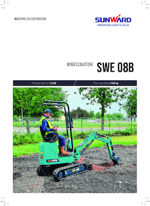 Miniescavatori Sunward SWE08B