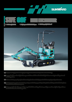 Miniescavatori Sunward SWE08F