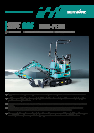 Miniescavatori Sunward SWE08F