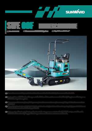 Miniescavatori Sunward SWE08F