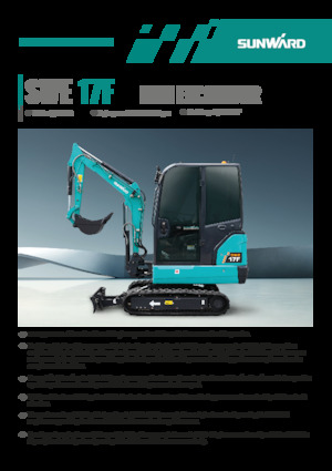 Miniescavatori Sunward SWE17F
