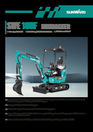 Miniescavatori Sunward SWE18UF 
