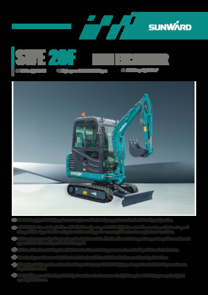 Miniescavatori Sunward SWE20F 