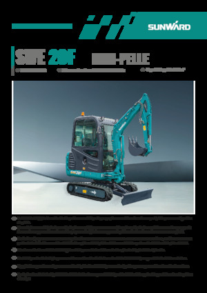 Miniescavatori Sunward SWE20F 
