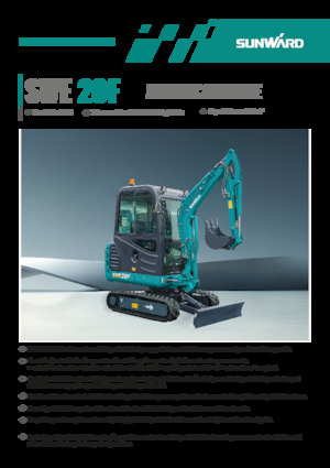 Miniescavatori Sunward SWE20F 