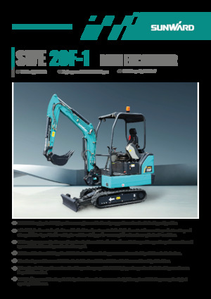 Miniescavatori Sunward SWE20F-1