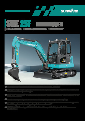 Miniescavatori Sunward SWE25F