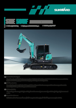 Miniescavatori Sunward SWE50UF