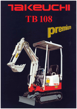 Miniescavatori Takeuchi TB 108