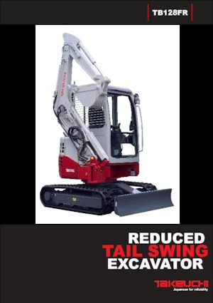 Miniescavatori Takeuchi TB 128 FR