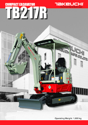 Miniescavatori Takeuchi TB 217 R