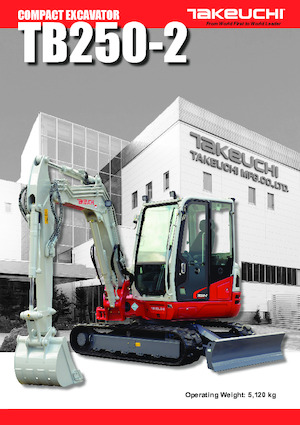 Miniescavatori Takeuchi TB 250-2