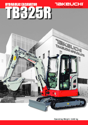 Miniescavatori Takeuchi TB 325 R