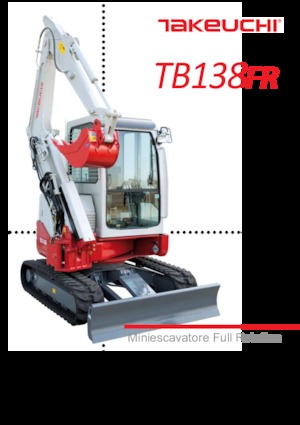 Miniescavatori Takeuchi TB 138 FR