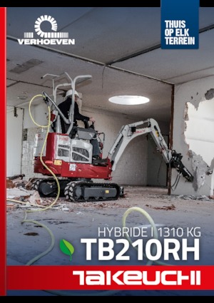 Miniescavatori Takeuchi TB 210 Hybrid