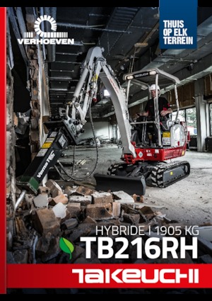 Miniescavatori Takeuchi TB 216 Hybrid