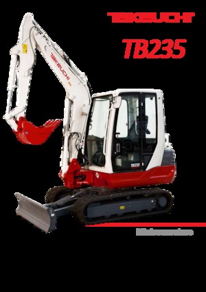 Miniescavatori Takeuchi TB 235