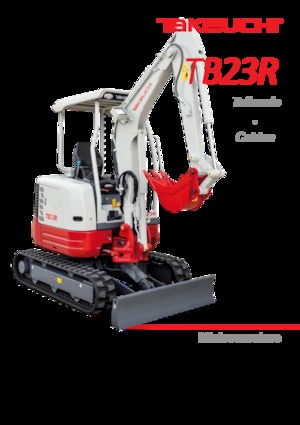 Miniescavatori Takeuchi TB 23 R