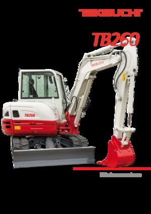 Miniescavatori Takeuchi TB 260