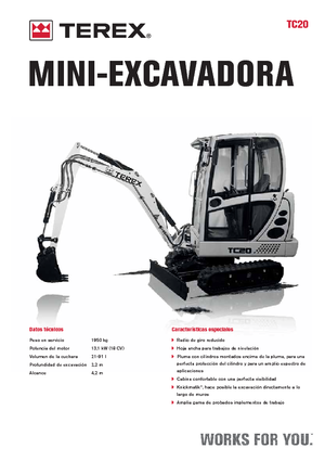 Miniescavatori Terex TC 20