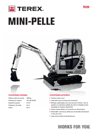 Miniescavatori Terex TC 20