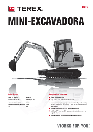 Miniescavatori Terex TC 48