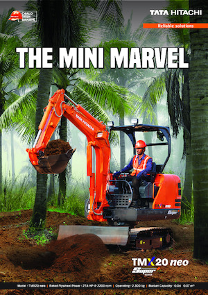Miniescavatori Hitachi TMX 20 neo