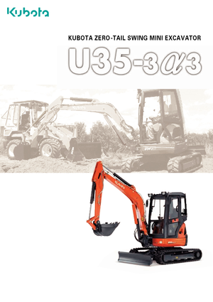 Miniescavatori Kubota U35-3α2
