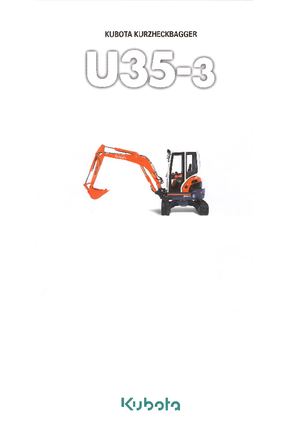 Miniescavatori Kubota U35-3 G