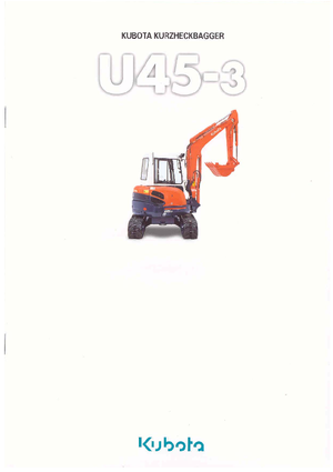 Miniescavatori Kubota U45-3α G