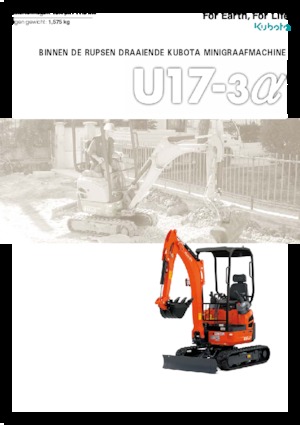 Miniescavatori Kubota U17-3a