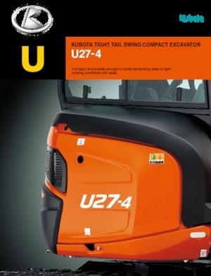 Miniescavatori Kubota U27-4