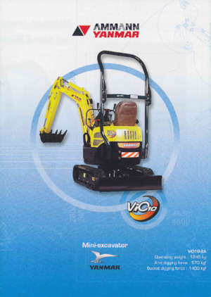 Miniescavatori Yanmar VIO 10-2 A