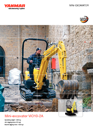Miniescavatori Yanmar VIO 10-2 A