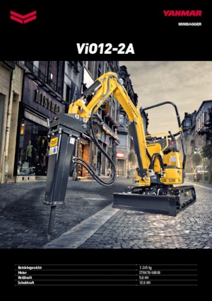 Miniescavatori Yanmar VIO 12-2 A