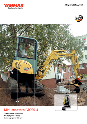 Miniescavatori Yanmar VIO 20