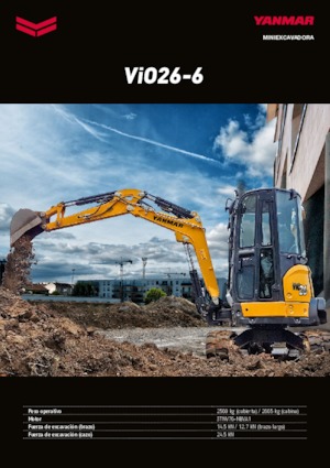 Miniescavatori Yanmar VIO 26-6 PR