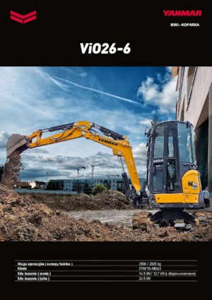 Miniescavatori Yanmar VIO 26-6 PR
