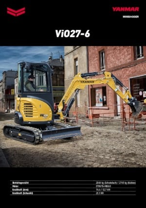 Miniescavatori Yanmar VIO 27-6 CR