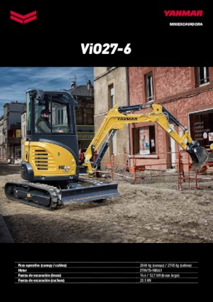 Miniescavatori Yanmar VIO 27-6 CR