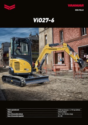 Miniescavatori Yanmar VIO 27-6 CR