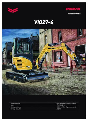Miniescavatori Yanmar VIO 27-6 CR