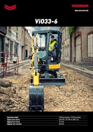 Miniescavatori Yanmar VIO 33-6 CR