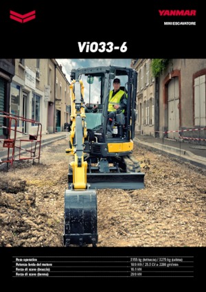 Miniescavatori Yanmar VIO 33-6 PR