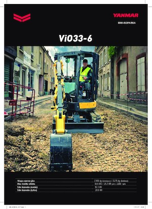 Miniescavatori Yanmar VIO 33-6 PR