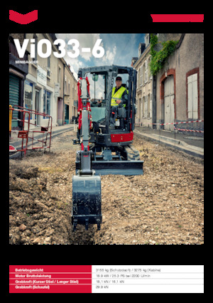 Miniescavatori Yanmar ViO33-6 