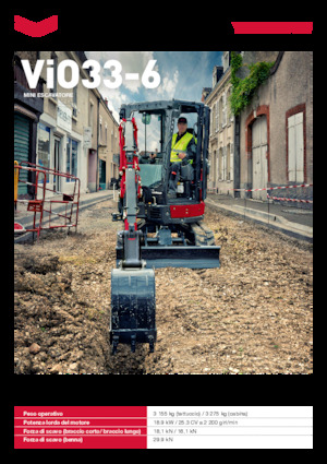 Miniescavatori Yanmar ViO33-6 