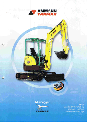 Miniescavatori Yanmar VIO 35